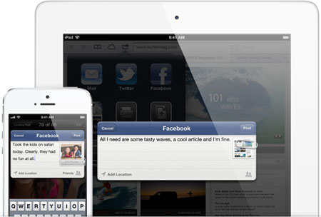 iOS6facebook